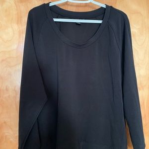 Athleta Seasoft scoopneck sweatshirt size XL